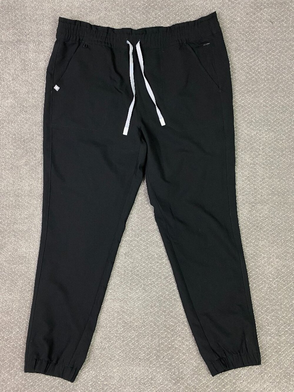 Figs Regina High Waisted Jogger Scrub Pants Womens XXL Black Nurse